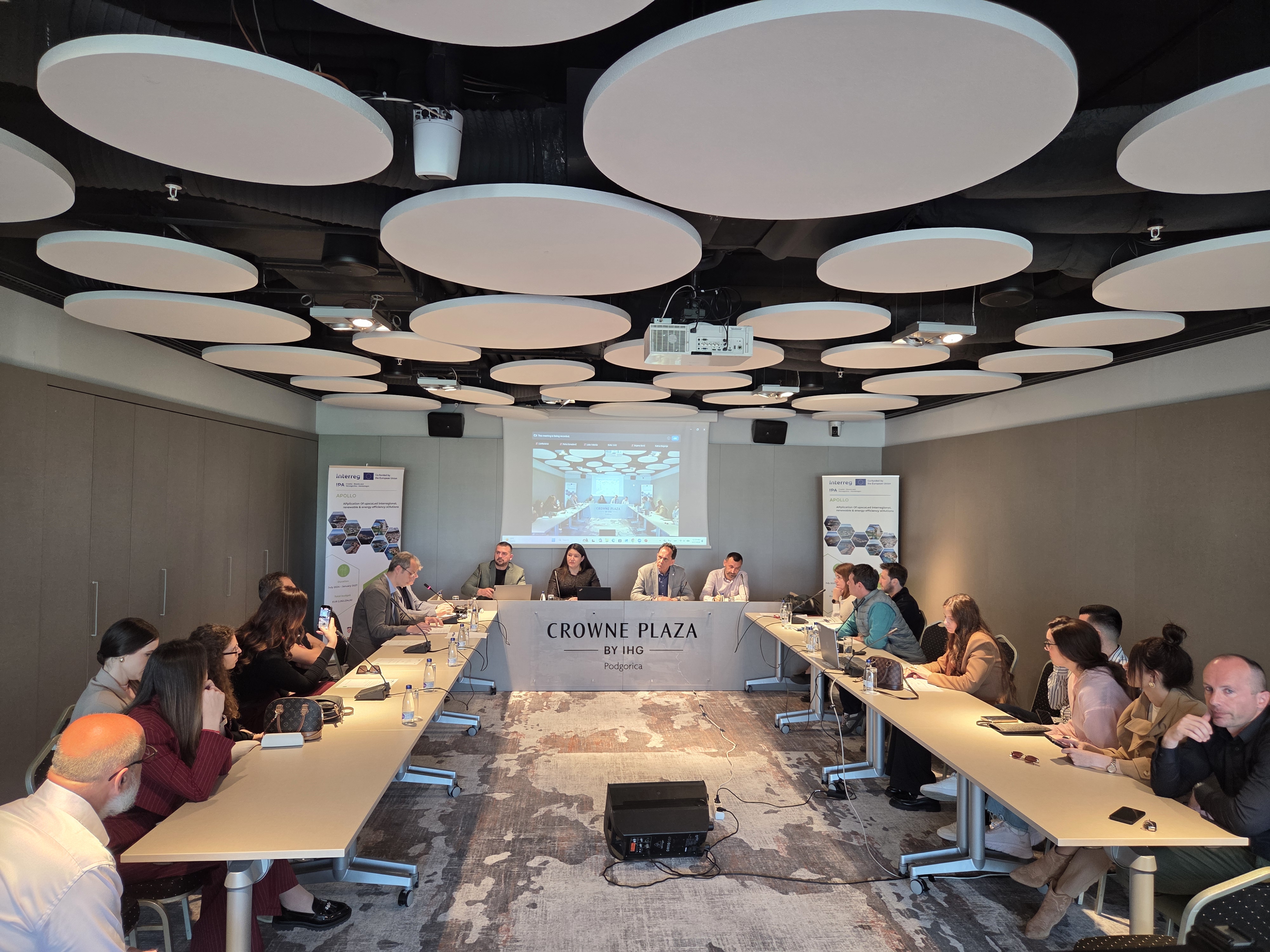 Održan okrugli stol projekta APOLLO u Podgorici: fokus na energetsku tranziciju i energetske zajednice
