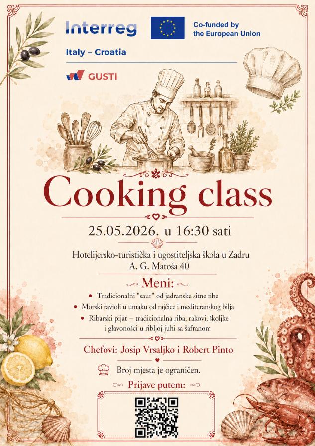 GUSTI donosi dva gastronomska događanja u Zadru – izložbu tradicionalnih jela i cooking class s poznatim chefovima