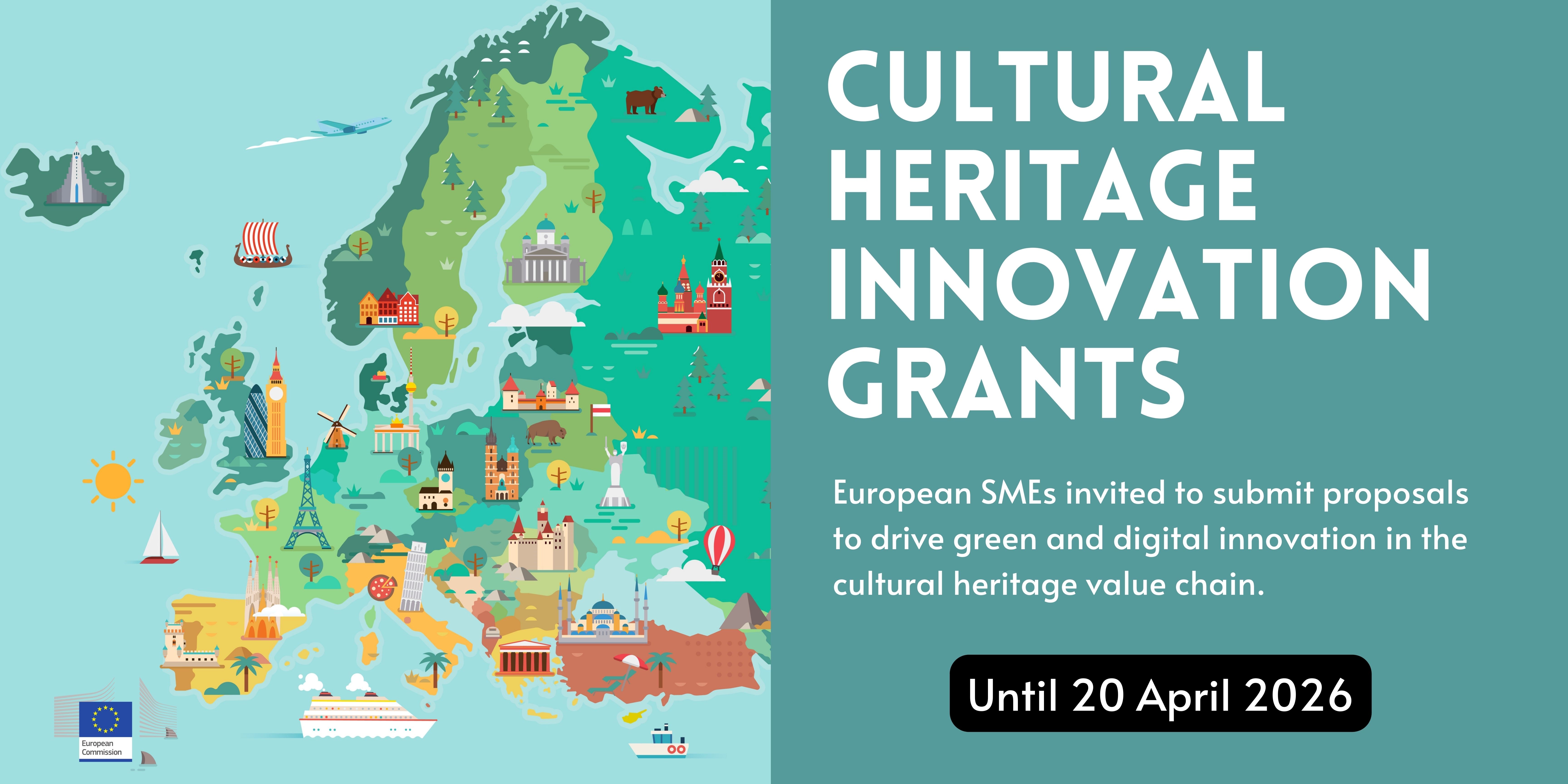 Otvoren poziv Cultural Heritage Innovation Grants za projekte koji povezuju kulturnu baštinu, tehnologiju i održivost