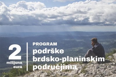 Objavljen poziv za sufinanciranje projekata u okviru Programa podrške brdsko-planinskim područjima