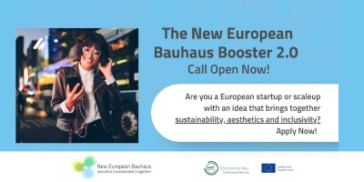 Objavljen poziv New European Bauhaus Booster 2.0